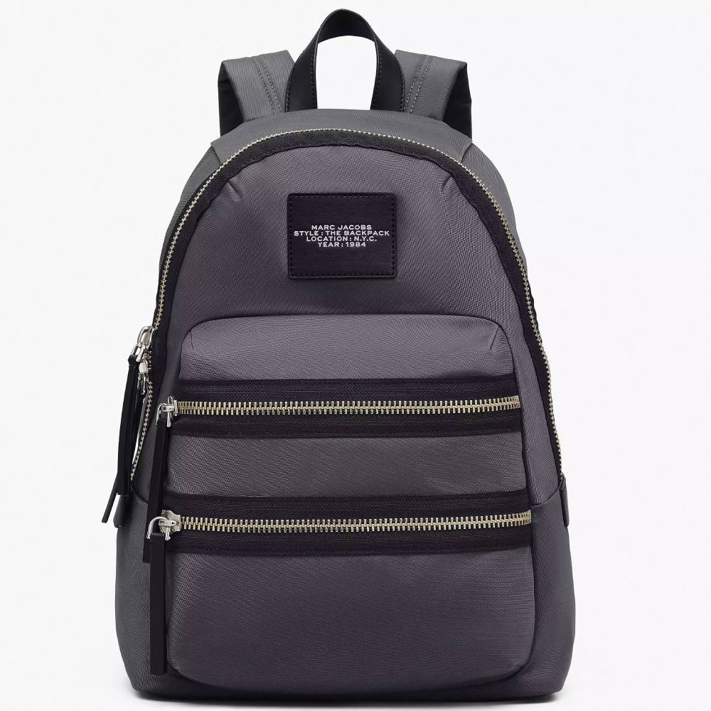 РЮКЗАК MARC JACOBS LARGE THE BIKER NYLON LARGE BACKPACK DARK SHADOW