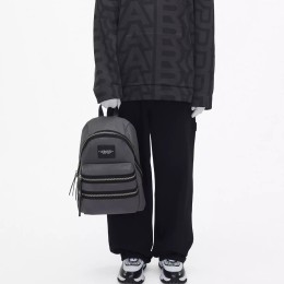 РЮКЗАК MARC JACOBS LARGE THE BIKER NYLON LARGE BACKPACK DARK SHADOW