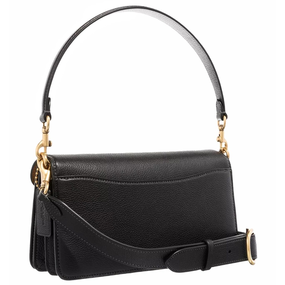  Сумка Coach Tabby 26  Leather Shoulder Bag Black