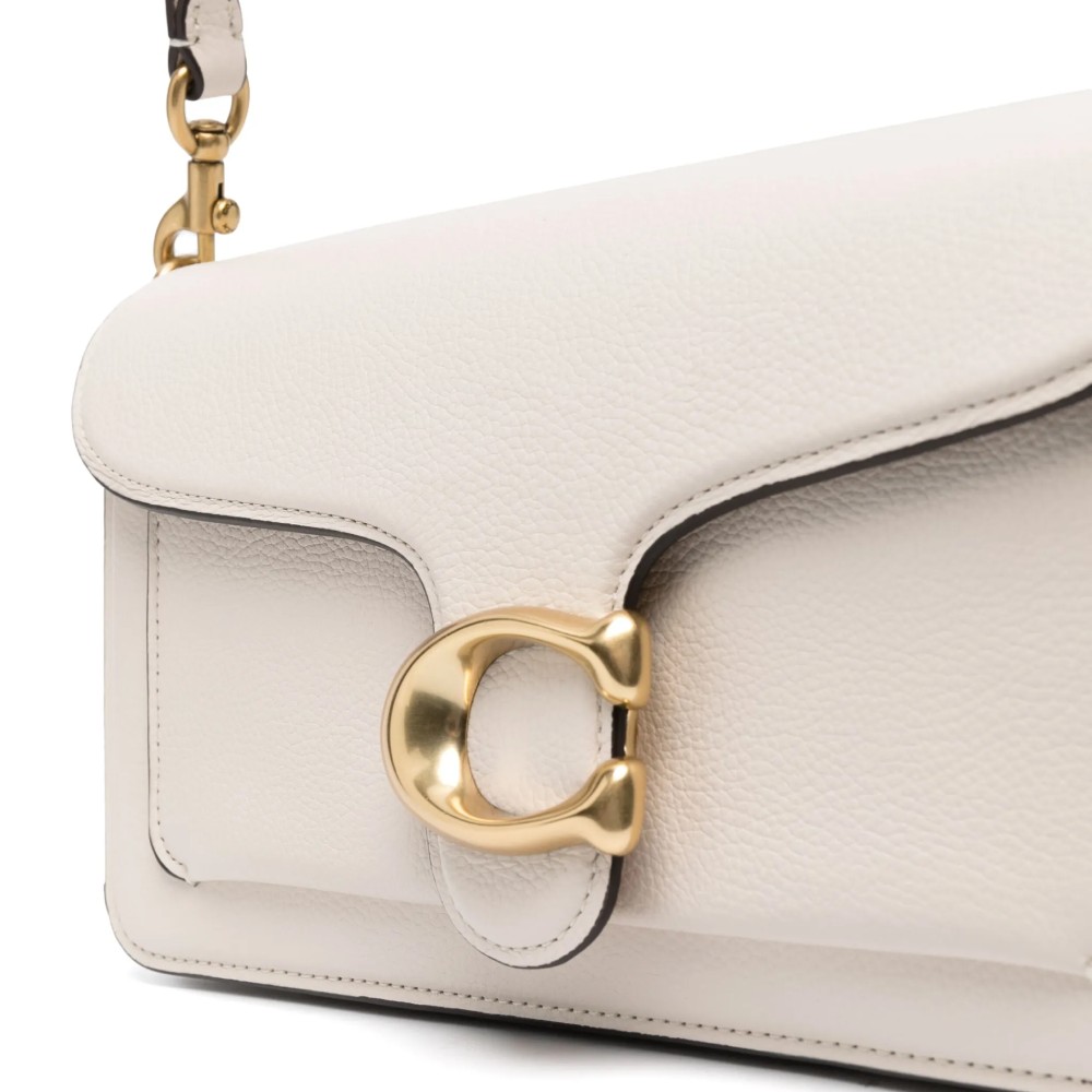  Сумка Coach Tabby 26  Leather Shoulder Bag White