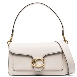  Сумка Coach Tabby 26  Leather Shoulder Bag White