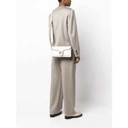  Сумка Coach Tabby 26  Leather Shoulder Bag White