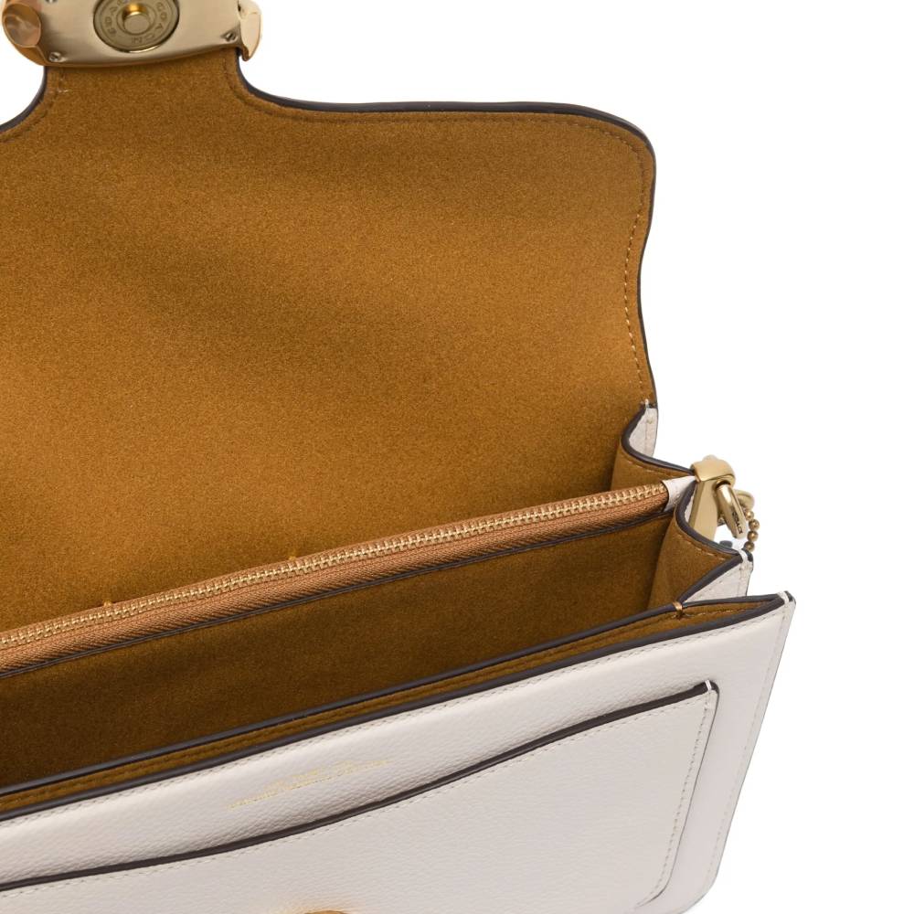  Сумка Coach Tabby 26  Leather Shoulder Bag White