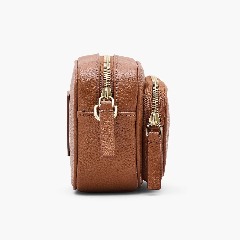 СУМКА  MARC JACOBS THE LEATHER CROSSBODY BAG ARGAN OIL