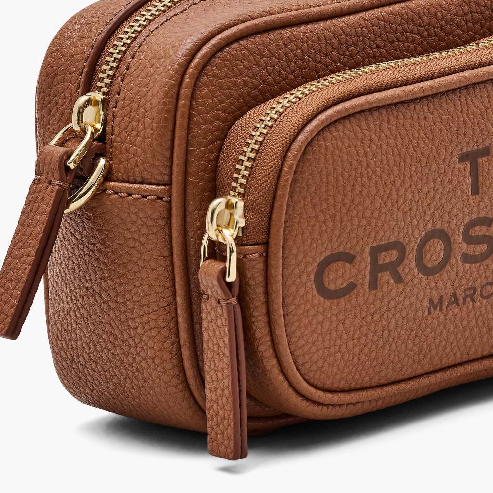 СУМКА  MARC JACOBS THE LEATHER CROSSBODY BAG ARGAN OIL