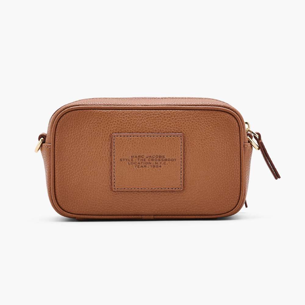 СУМКА  MARC JACOBS THE LEATHER CROSSBODY BAG ARGAN OIL
