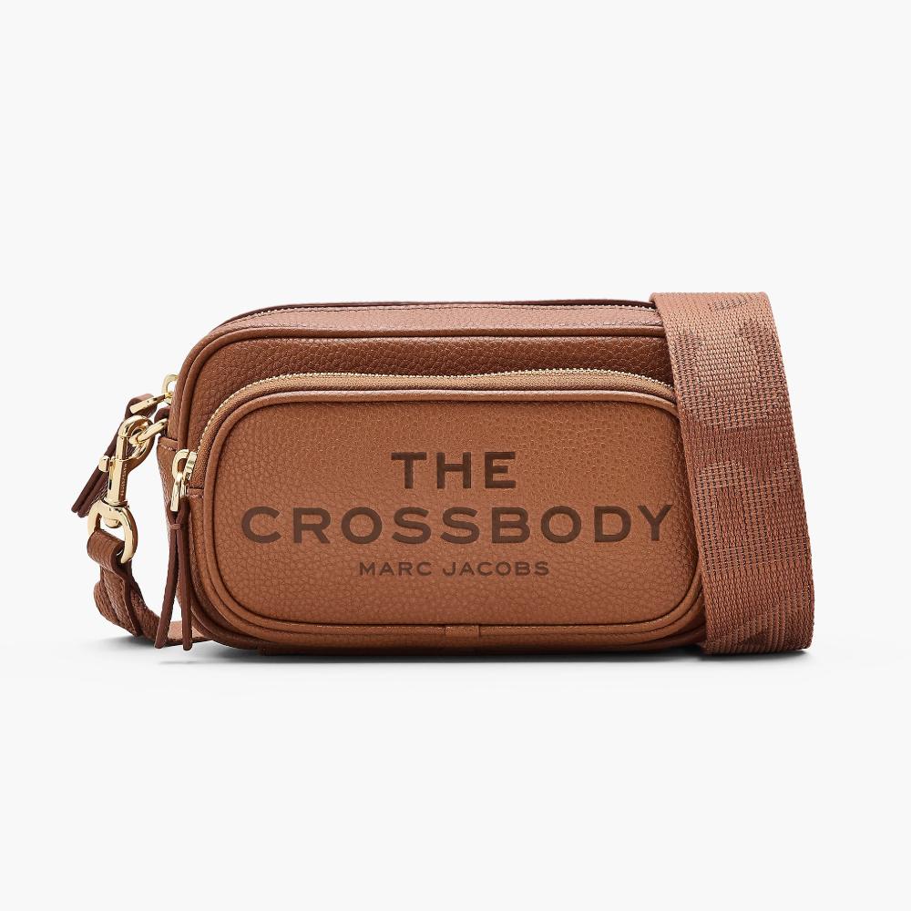 СУМКА  MARC JACOBS THE LEATHER CROSSBODY BAG ARGAN OIL