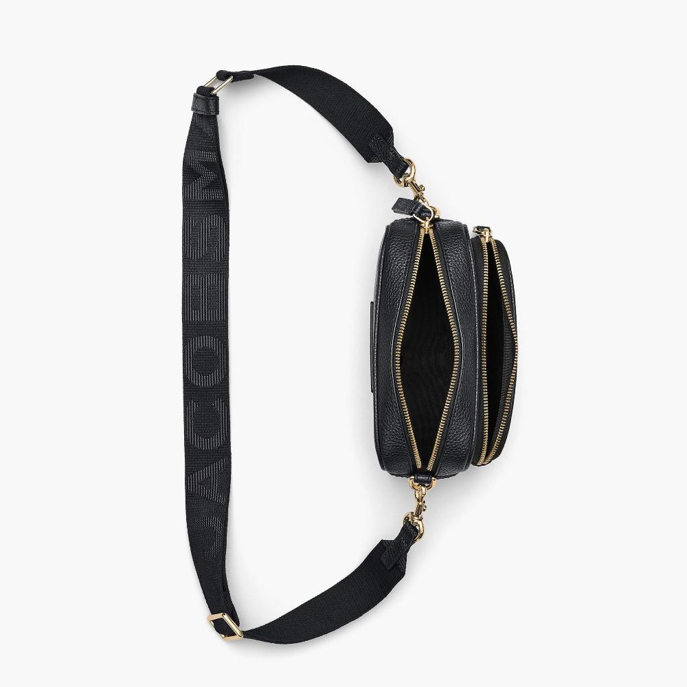 СУМКА  MARC JACOBS THE LEATHER CROSSBODY BAG BLACK