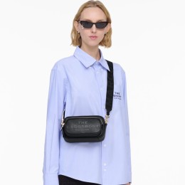 СУМКА  MARC JACOBS THE LEATHER CROSSBODY BAG BLACK