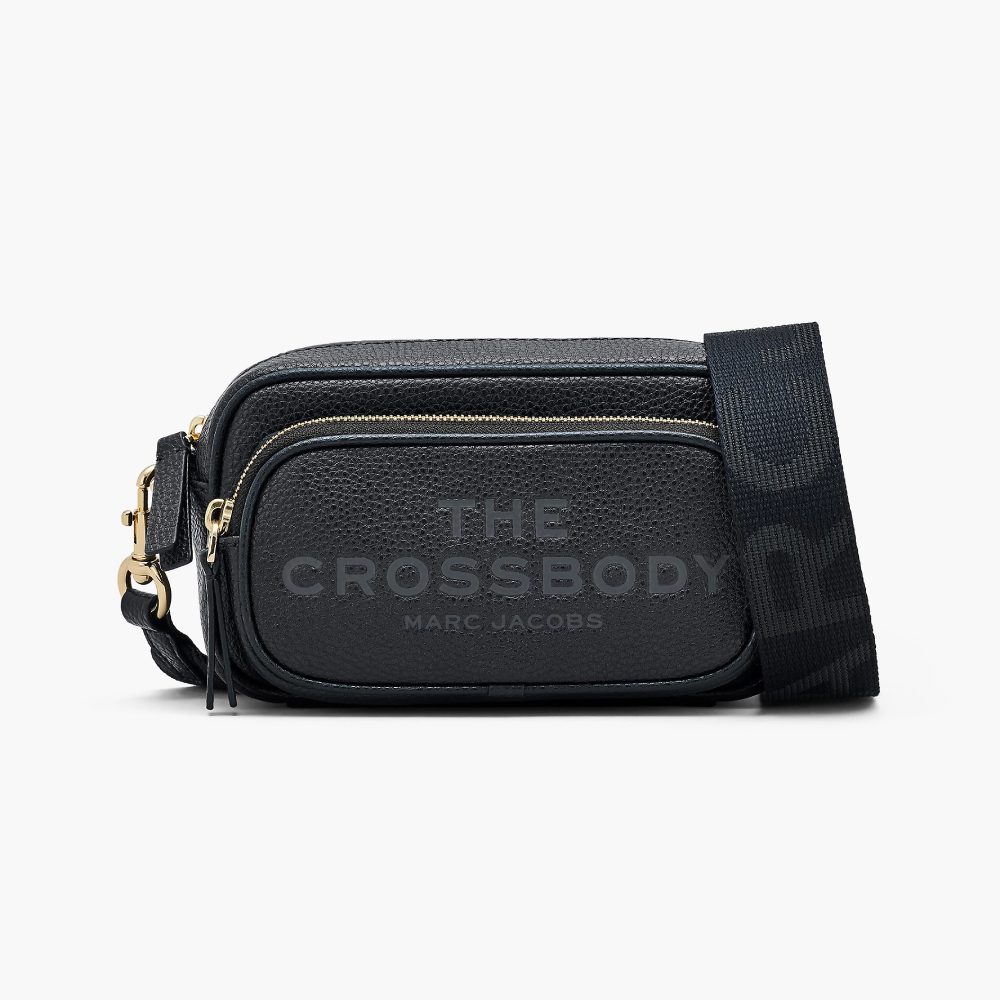 СУМКА  MARC JACOBS THE LEATHER CROSSBODY BAG BLACK