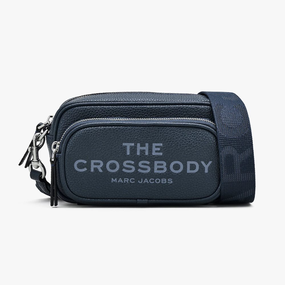 СУМКА  MARC JACOBS THE LEATHER CROSSBODY BAG  BLUE SEA