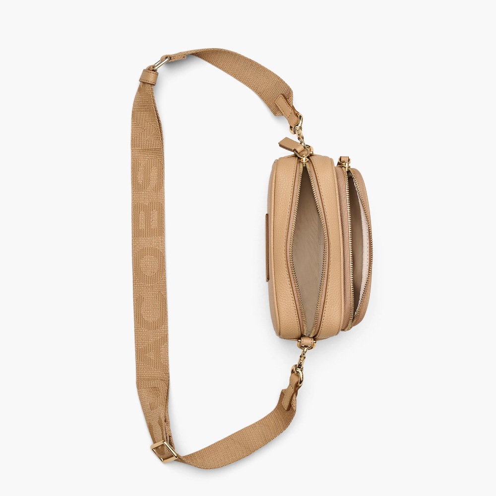 СУМКА  MARC JACOBS THE LEATHER CROSSBODY BAG CAMEL