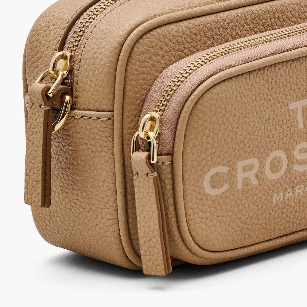 СУМКА  MARC JACOBS THE LEATHER CROSSBODY BAG CAMEL