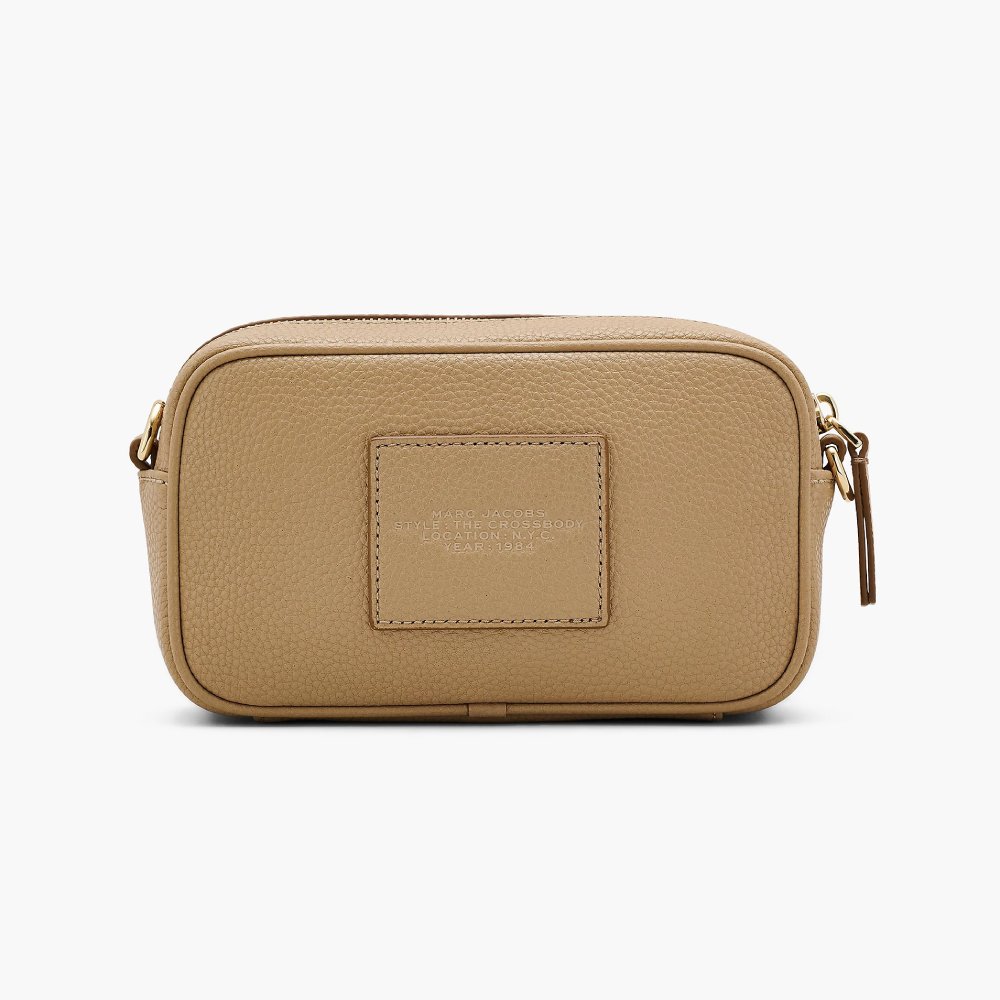 СУМКА  MARC JACOBS THE LEATHER CROSSBODY BAG CAMEL