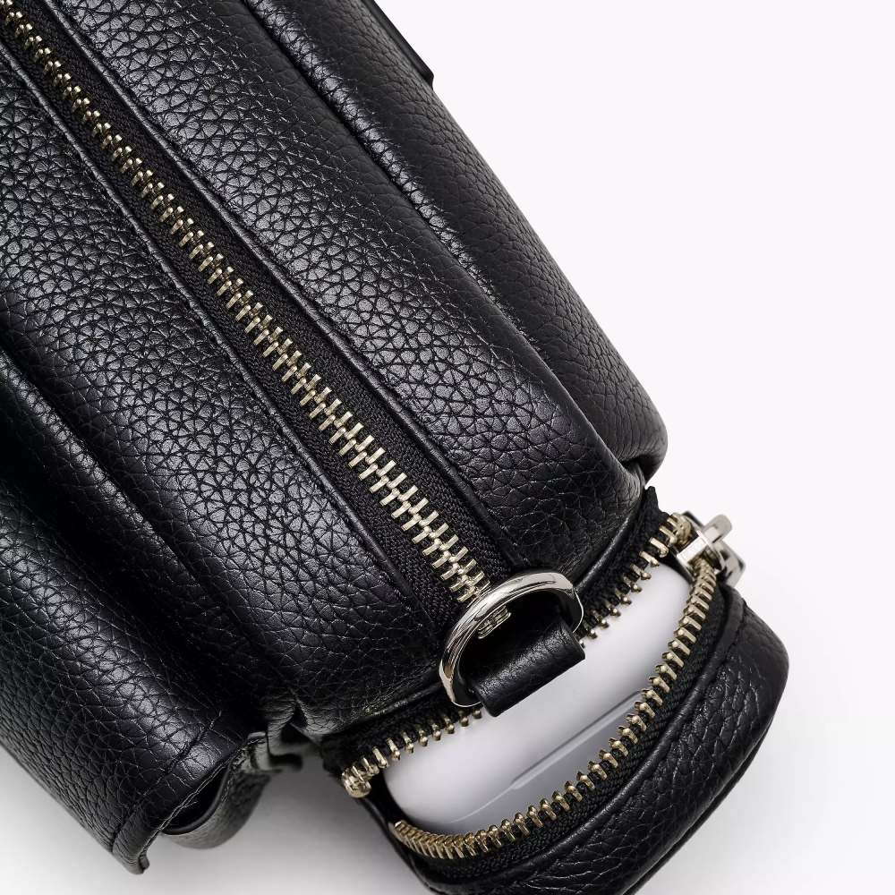 СУМКА  MARC JACOBS THE LEATHER CARGO BAG BLACK