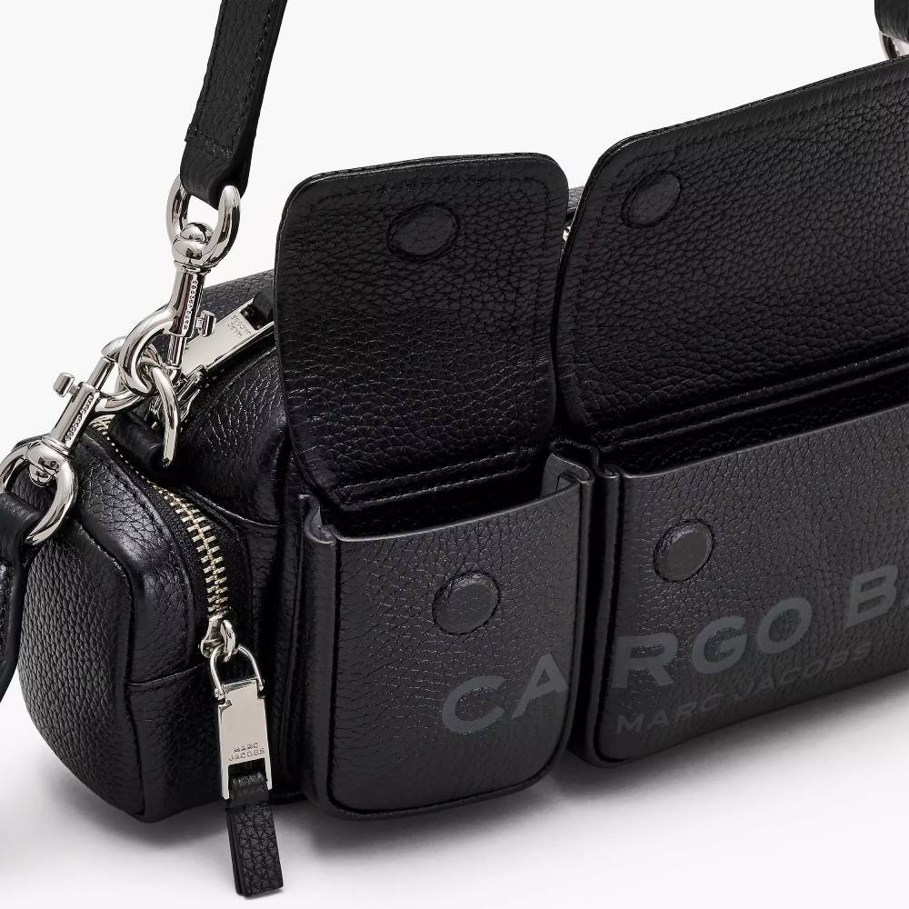 СУМКА  MARC JACOBS THE LEATHER CARGO BAG BLACK