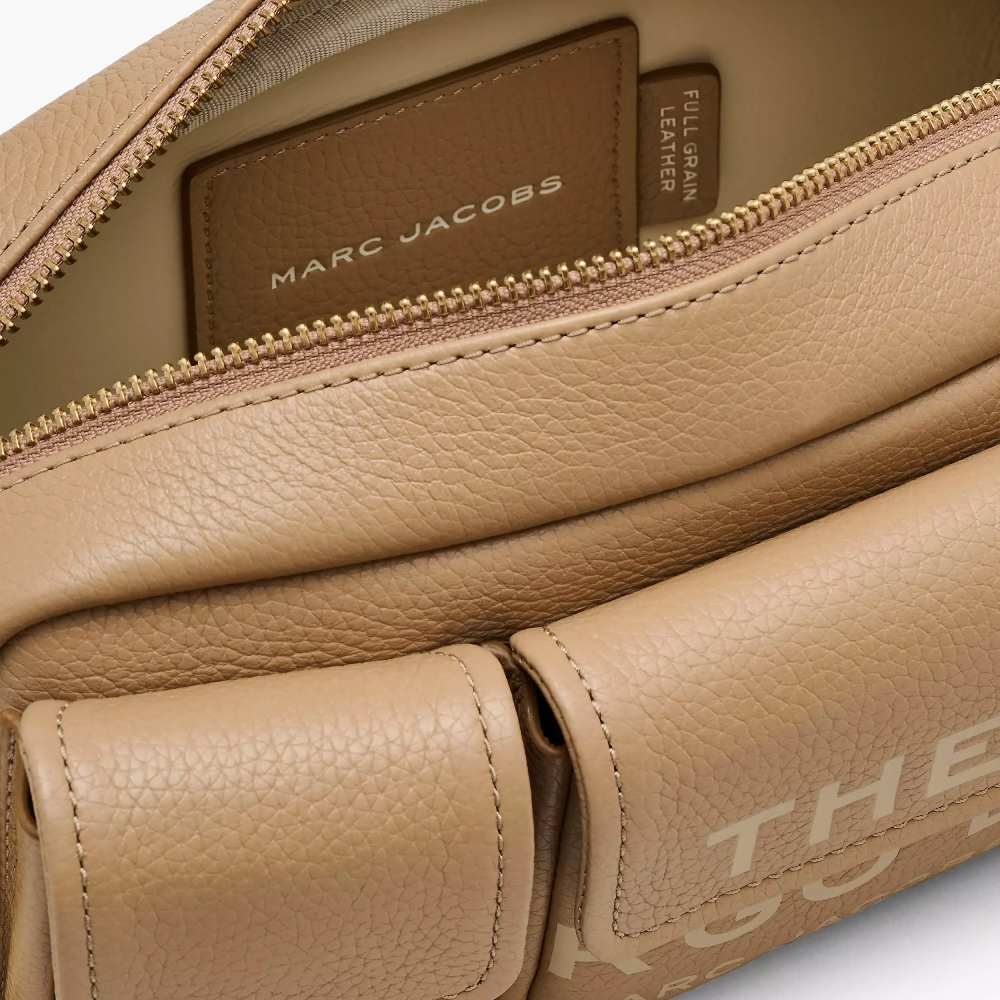 СУМКА  MARC JACOBS THE LEATHER CARGO BAG CAMEL