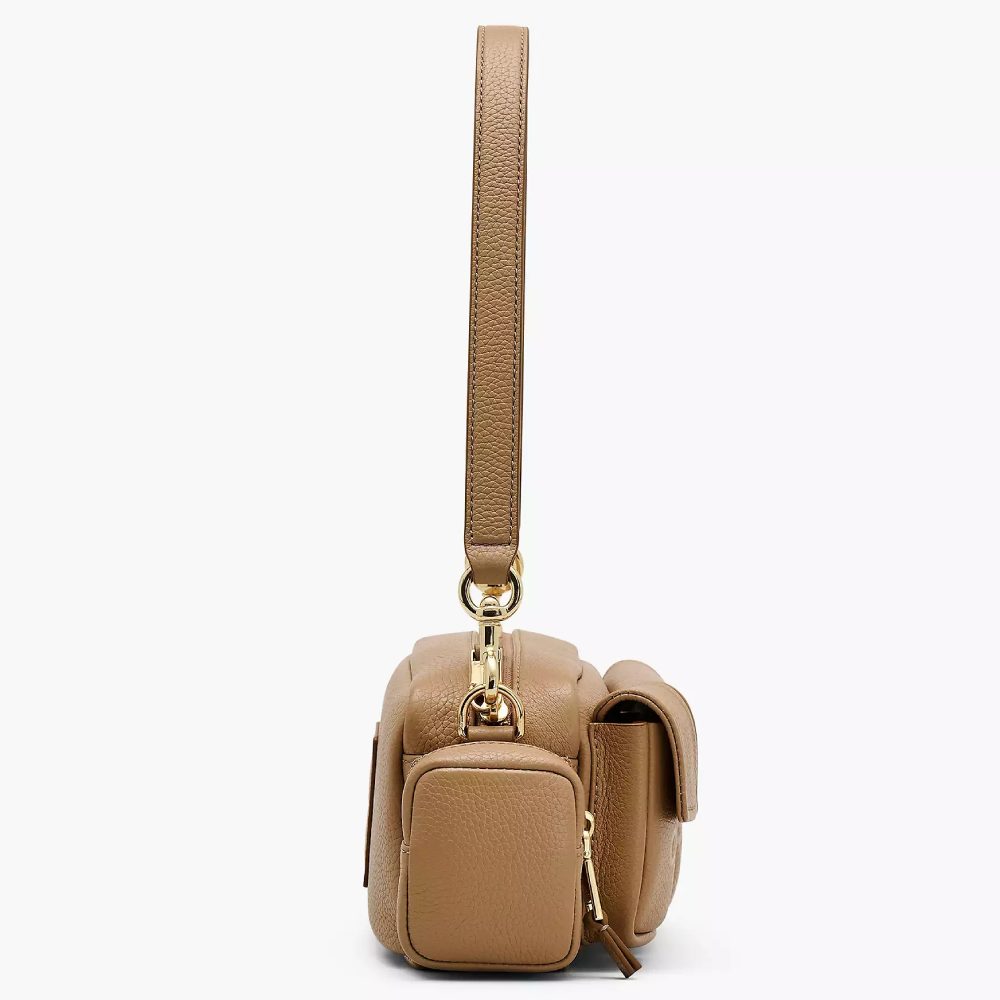 СУМКА  MARC JACOBS THE LEATHER CARGO BAG CAMEL
