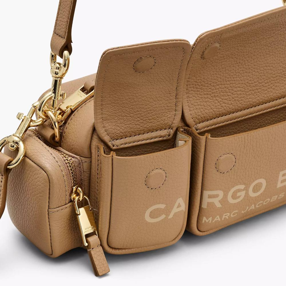 СУМКА  MARC JACOBS THE LEATHER CARGO BAG CAMEL