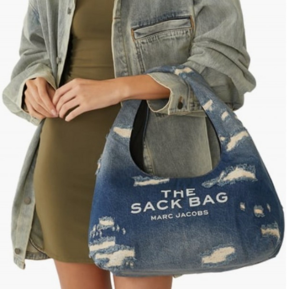 СУМКА MARC JACOBS THE  SACK BAG DENIM 491 PUNK INDIGO 