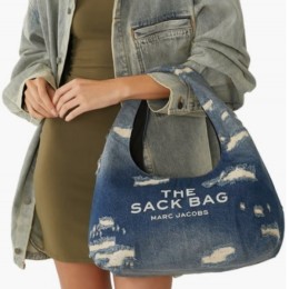 СУМКА MARC JACOBS THE  SACK BAG DENIM 491 PUNK INDIGO 