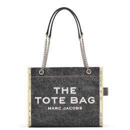 СУМКА MARC JACOBS THE DENIM CHAIN MEDIUM TOTE BAG BLACK WASH