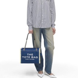 СУМКА MARC JACOBS THE DENIM CHAIN MEDIUM TOTE BAG DARK WASH