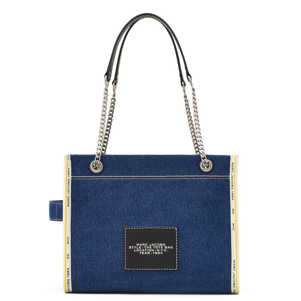 СУМКА MARC JACOBS THE DENIM CHAIN MEDIUM TOTE BAG DARK WASH