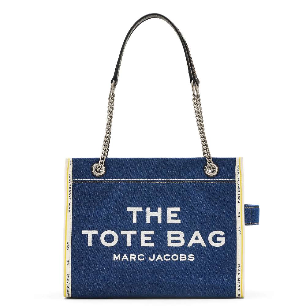 СУМКА MARC JACOBS THE DENIM CHAIN MEDIUM TOTE BAG DARK WASH