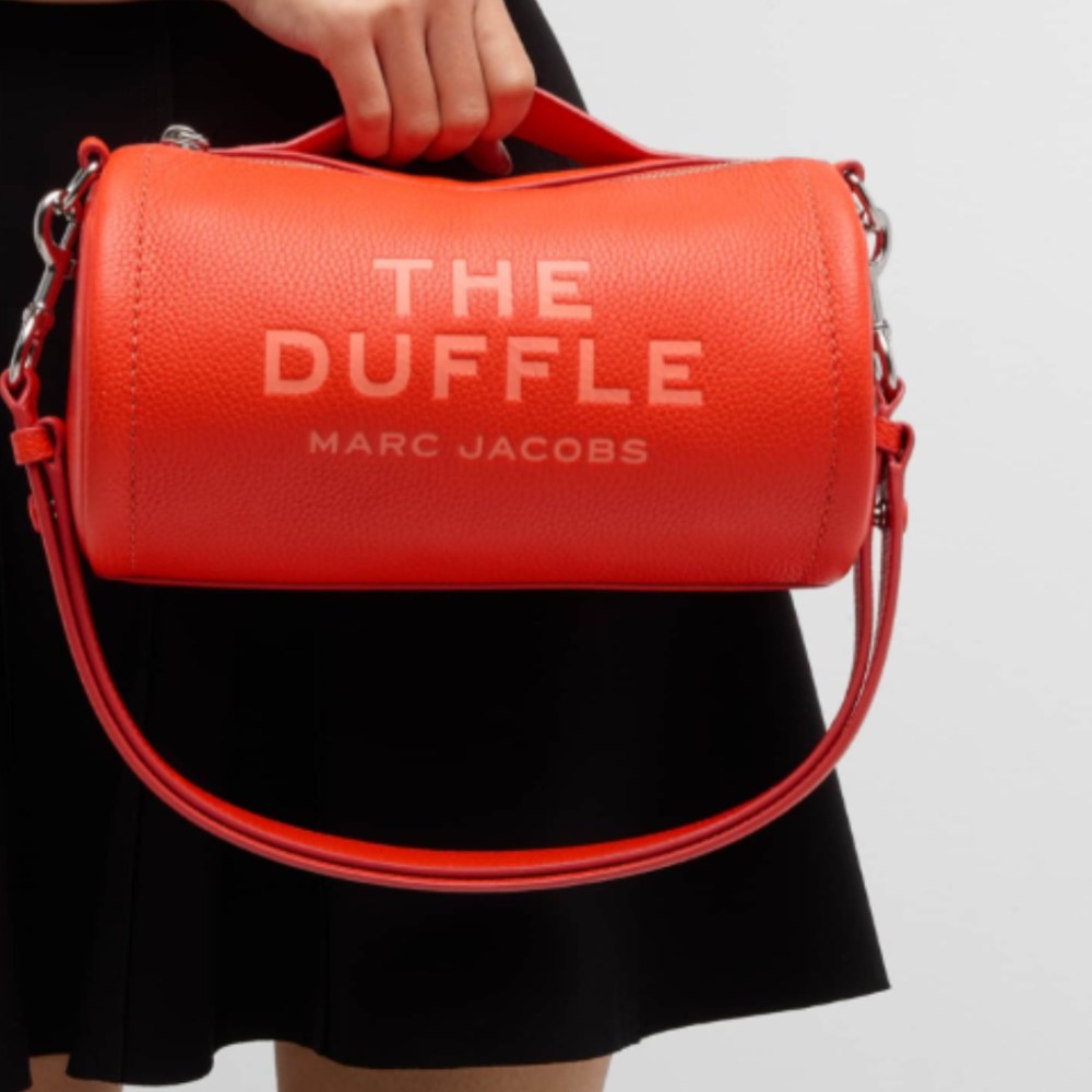 СУМКА MARC JACOBS THE LEATHER DUFFLE BAG RED