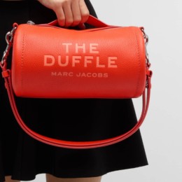 СУМКА MARC JACOBS THE LEATHER DUFFLE BAG RED