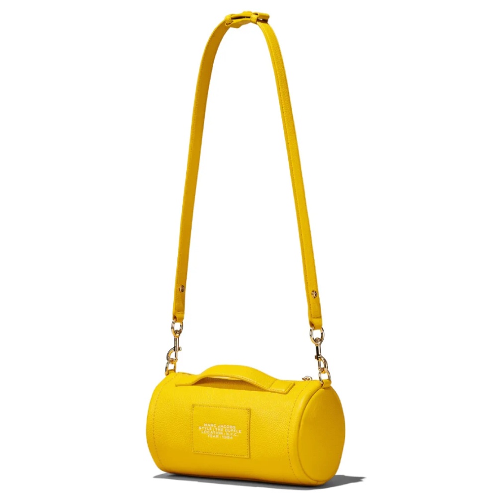СУМКА MARC JACOBS THE LEATHER DUFFLE BAG YELLOW
