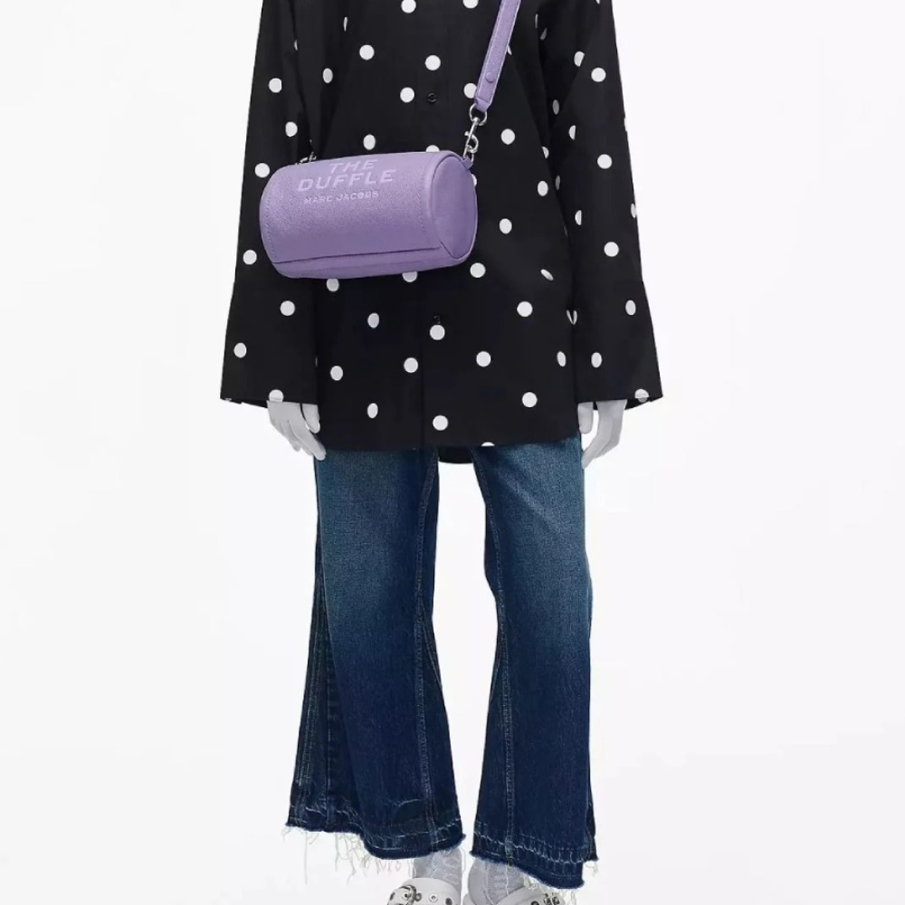 СУМКА MARC JACOBS THE LEATHER DUFFLE BAG LAVENDER
