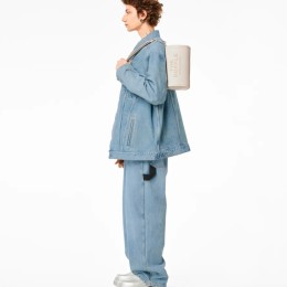 СУМКА MARC JACOBS THE LEATHER DUFFLE BAG COTTON