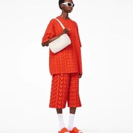 СУМКА MARC JACOBS THE LEATHER DUFFLE BAG COTTON