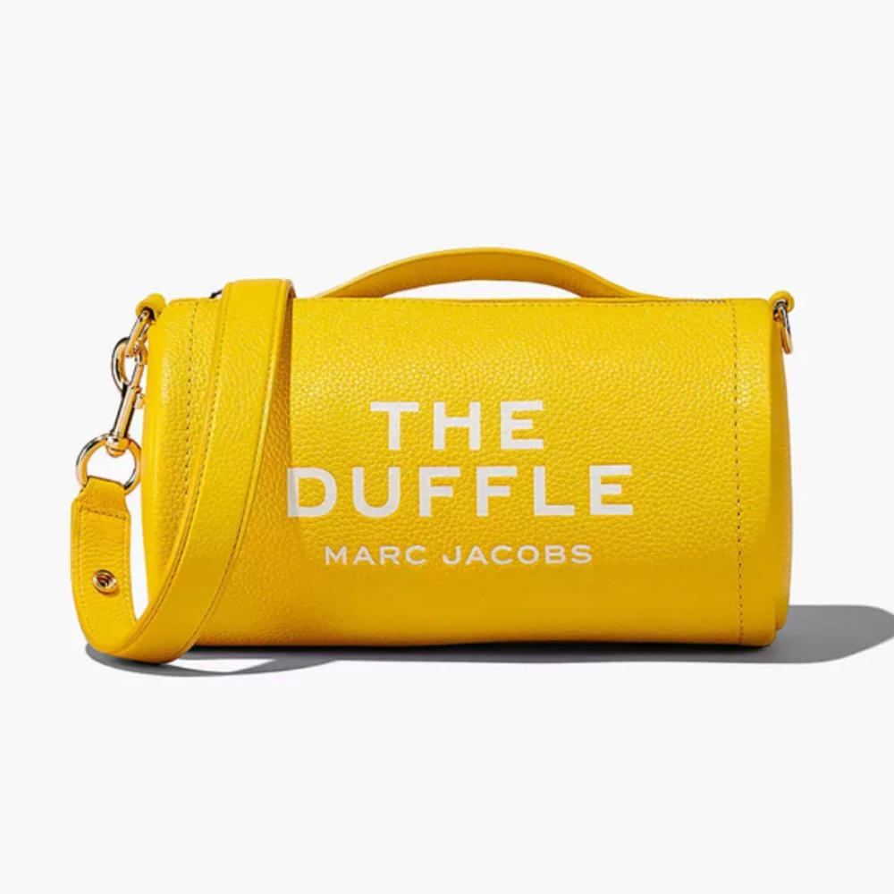 СУМКА MARC JACOBS THE LEATHER DUFFLE BAG YELLOW