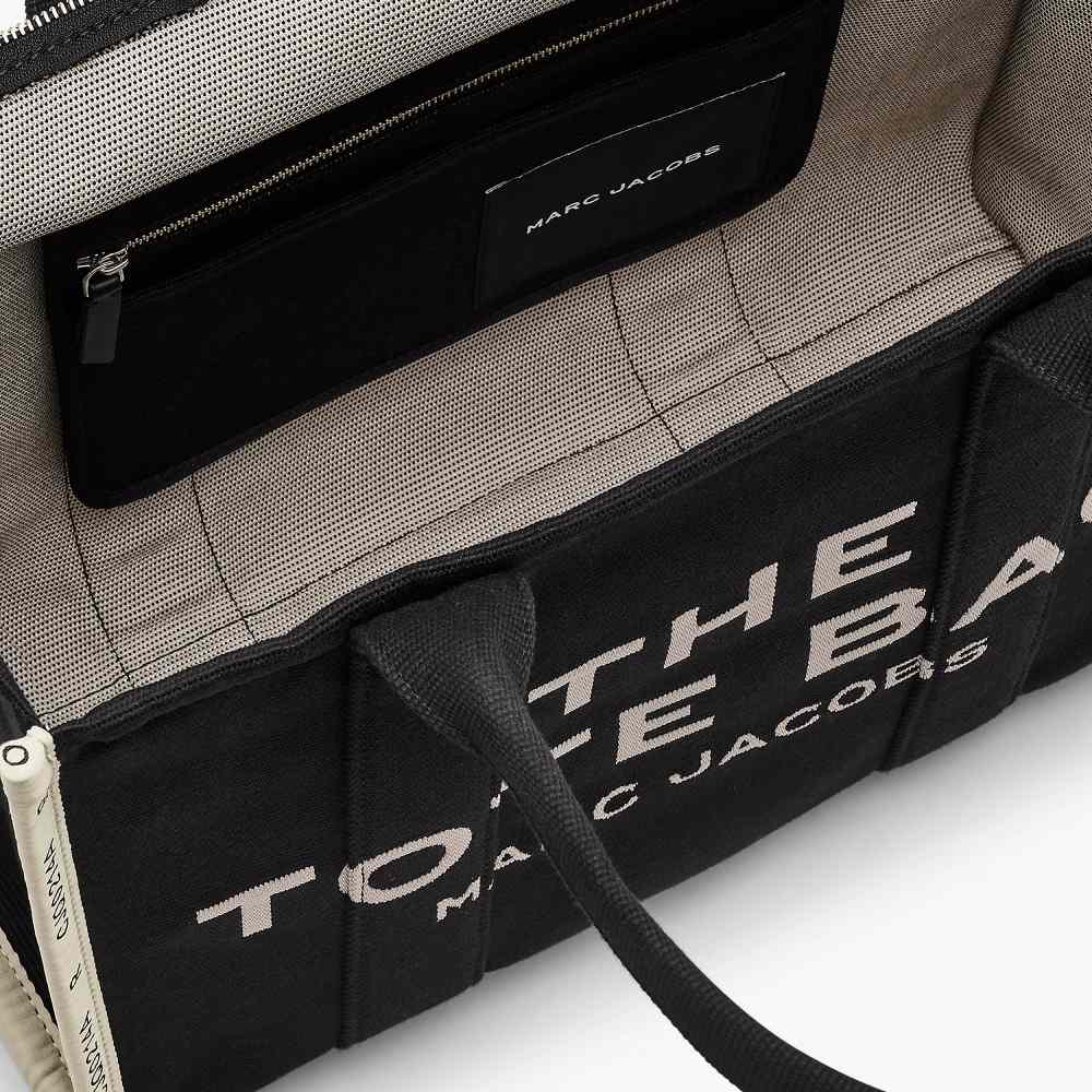 СУМКА MARC JACOBS THE JACQUARD LARGE TOTE BAG BLACK