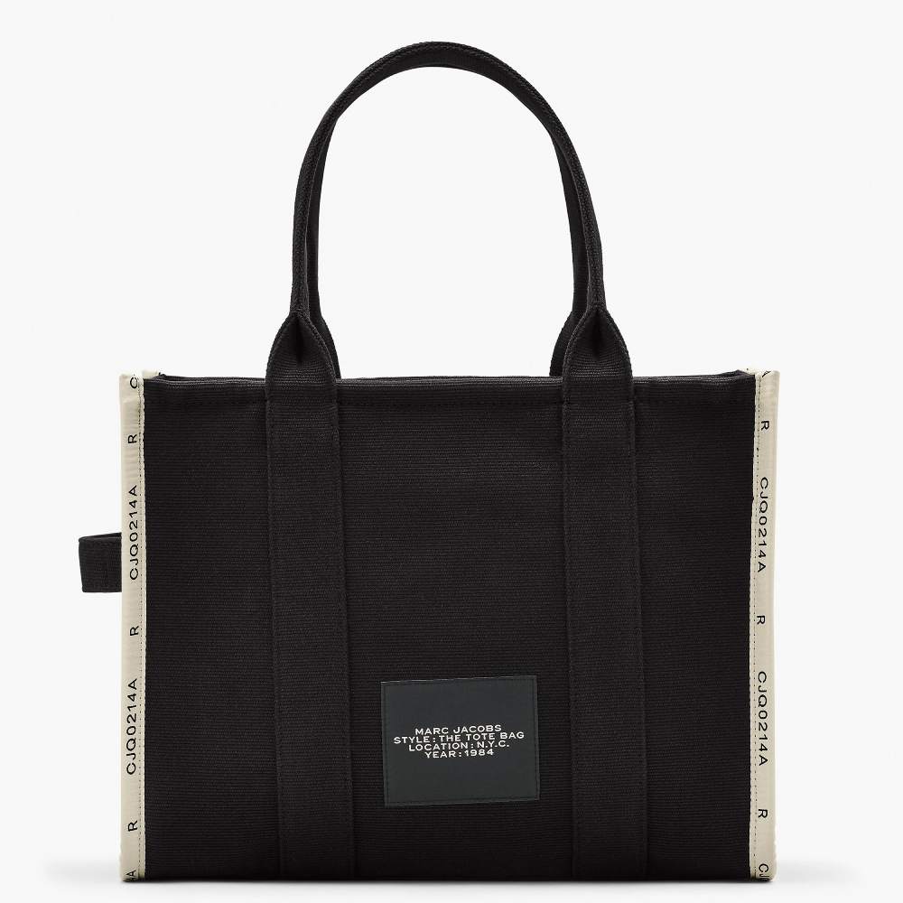 СУМКА MARC JACOBS THE JACQUARD LARGE TOTE BAG BLACK
