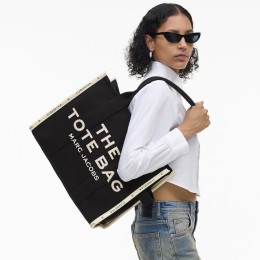 СУМКА MARC JACOBS THE JACQUARD LARGE TOTE BAG BLACK