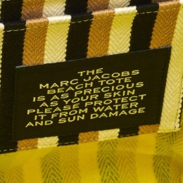 СУМКА MARC JACOBS THE STRIPED JACQUARD BEACH TOTE BAG CAMEL MULTI