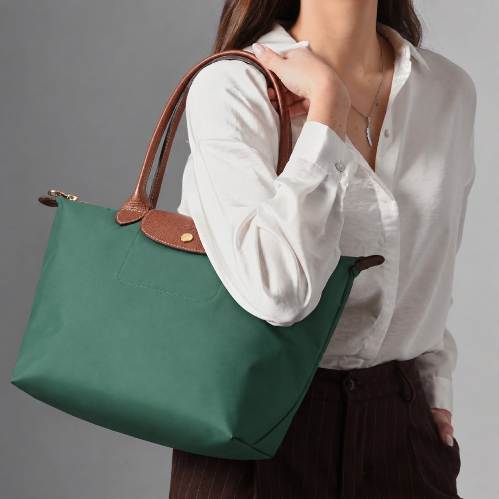 Сумка Longchamp Le Pliage Original M Tote bag Sauge - Recycled canvas
