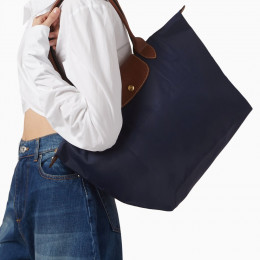 Сумка  Longchamp Le Pliage Original L Tote bag  Navy - Canvas
