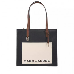 СУМКА MARC JACOBS THE LEATHER GRIND COLORBLOCK MEDIUM TOTE BLACK/MULTI