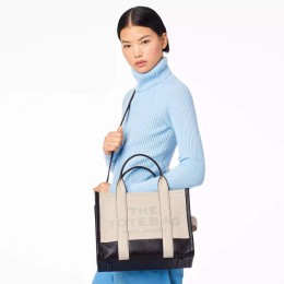 СУМКА MARC JACOBS THE LEATHER COLORBLOCK MEDIUM TOTE BAG IVORY MULTI