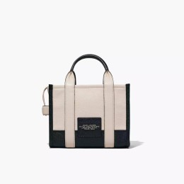 СУМКА MARC JACOBS THE LEATHER COLORBLOCK SMALL TOTE BAG IVORY MULTI