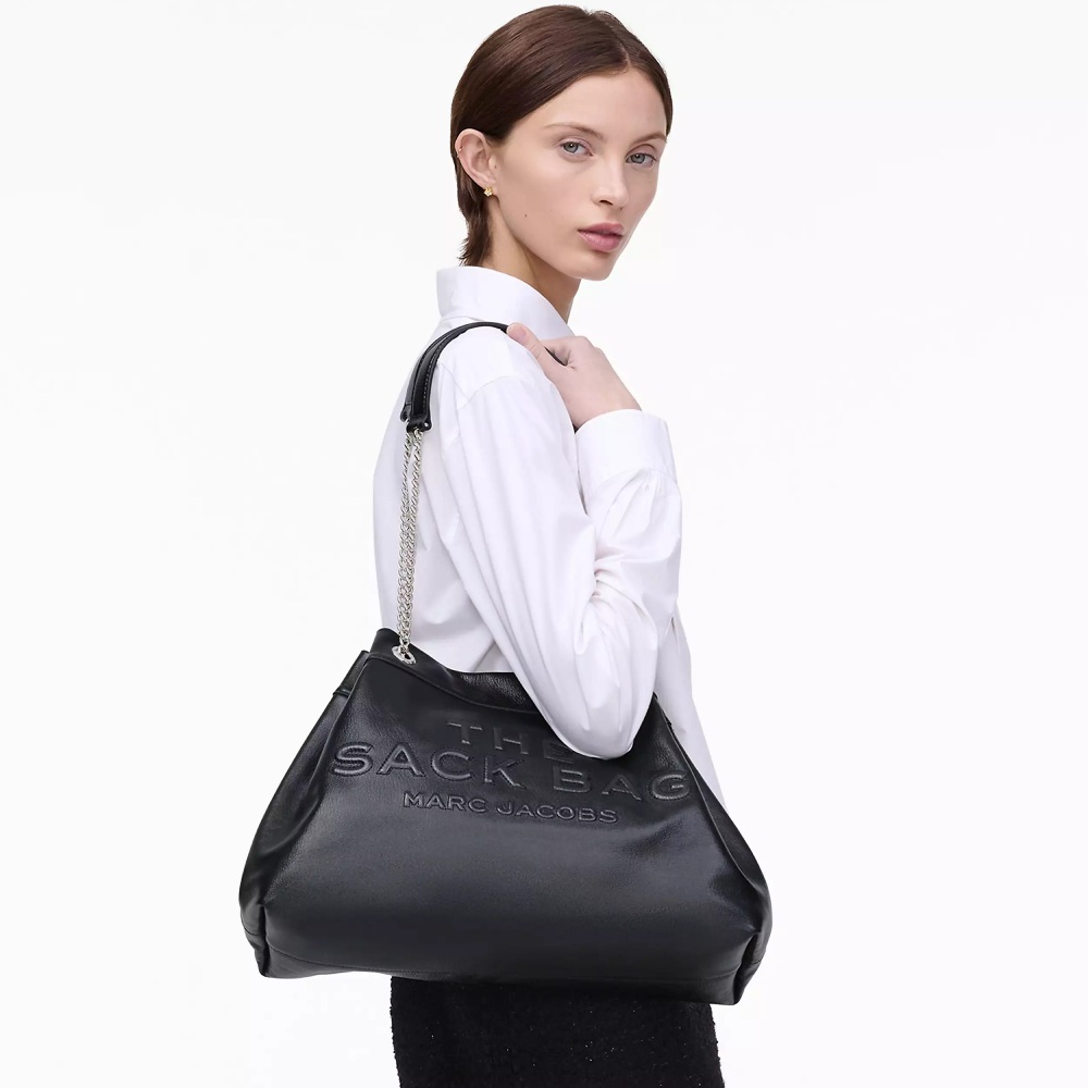 СУМКА MARC JACOBS THE LARGE CHAIN SACK BAG BLACK