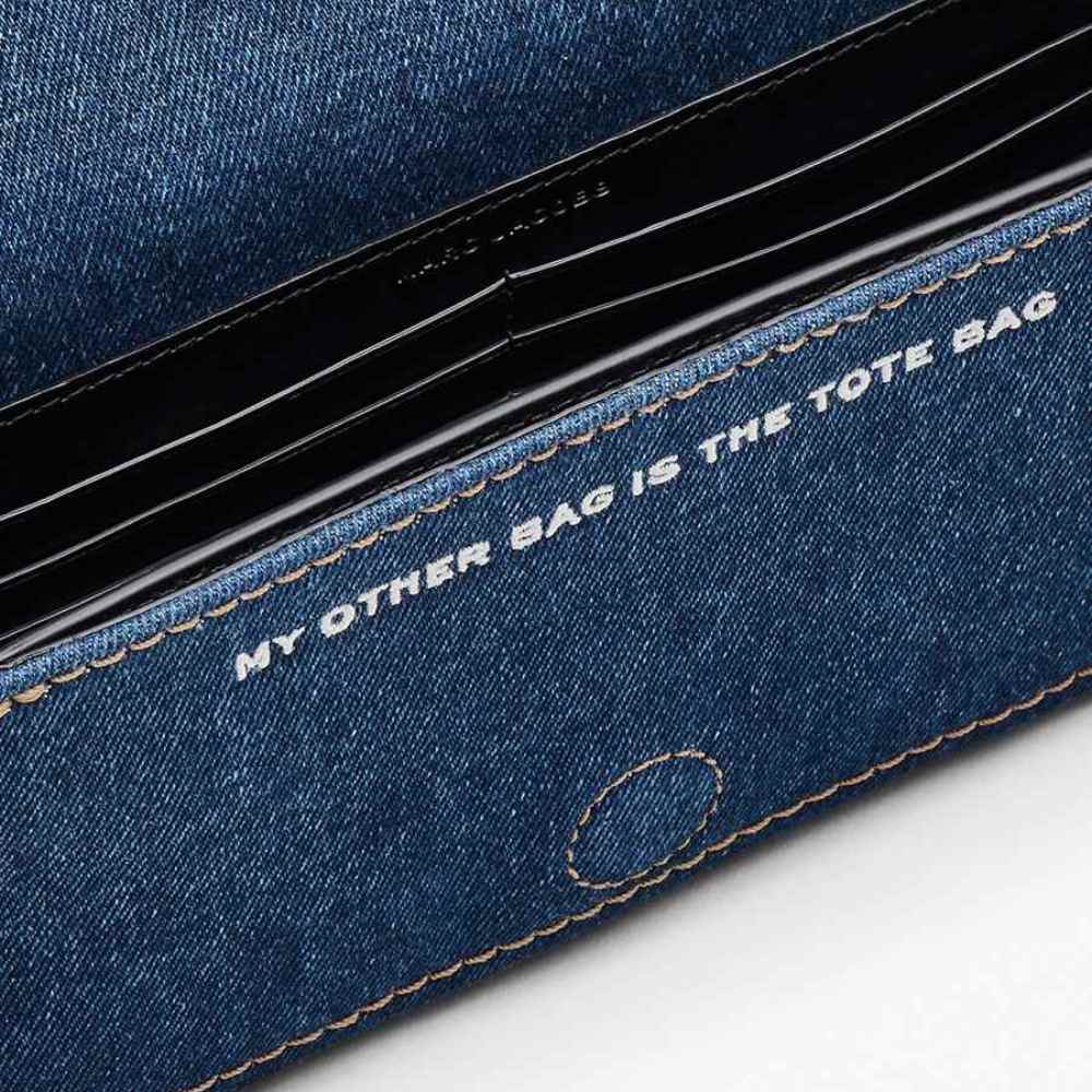 СУМКА  MARC JACOBS THE DENIM MINI BAG DARK WASH