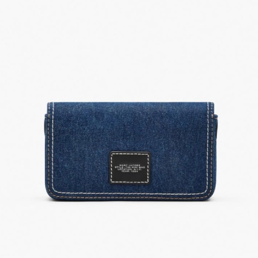 СУМКА  MARC JACOBS THE DENIM MINI BAG DARK WASH
