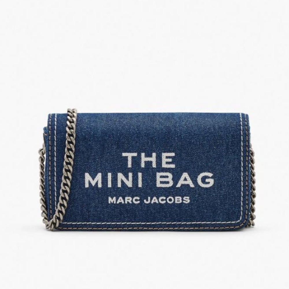 СУМКА  MARC JACOBS THE DENIM MINI BAG DARK WASH