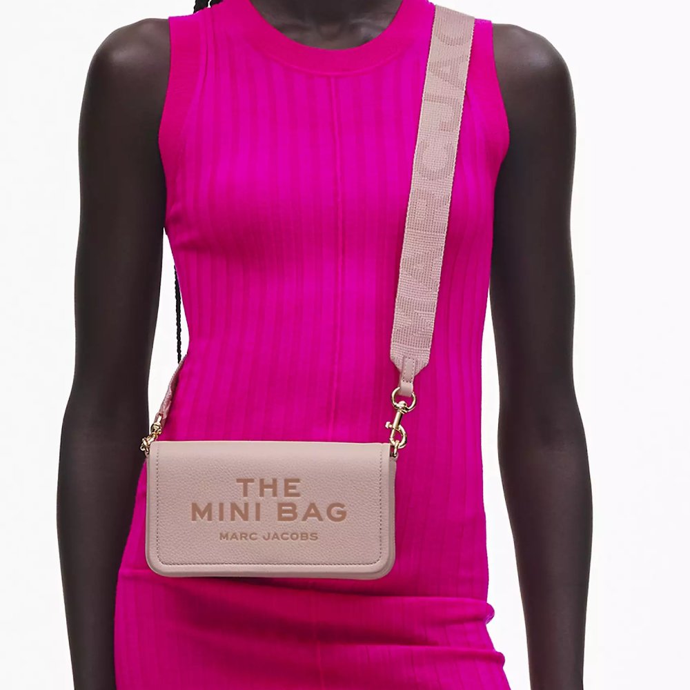 СУМКА  MARC JACOBS THE LEATHER MINI BAG ROSE